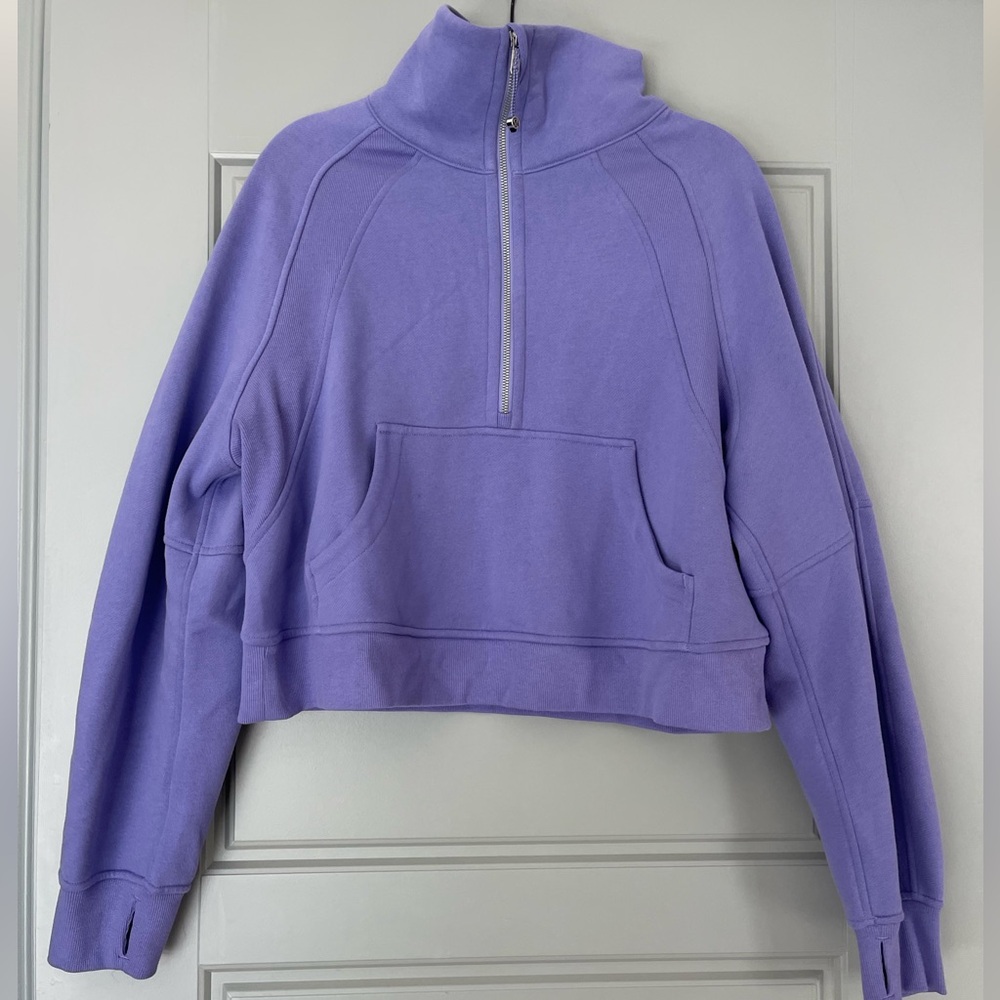 lululemon scuba cropped sweatshirt